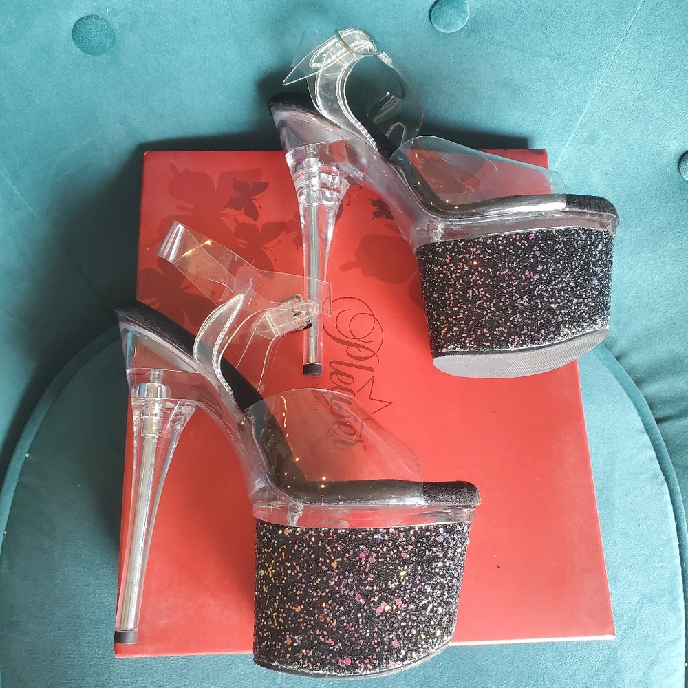 Pleasers Esteem 708 Pole Dance Heels - Picture 2 of 15